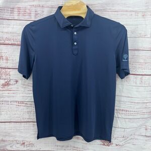 Stitch Golf Polo Shirt Mens XL Navy Blue Performance Short Sleeve Athletic